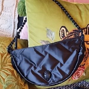 Kurt Geiger Moon Nylon Crossbody Bag Black